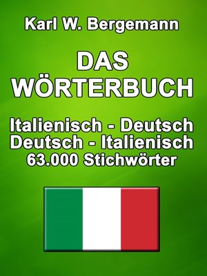 cover image of Das Wörterbuch Italienisch-Deutsch / Deutsch-Italienisch